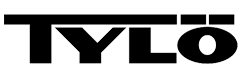 The image features the black and white TYLO logo with bold, angular letters, and an umlaut accent over the "O."